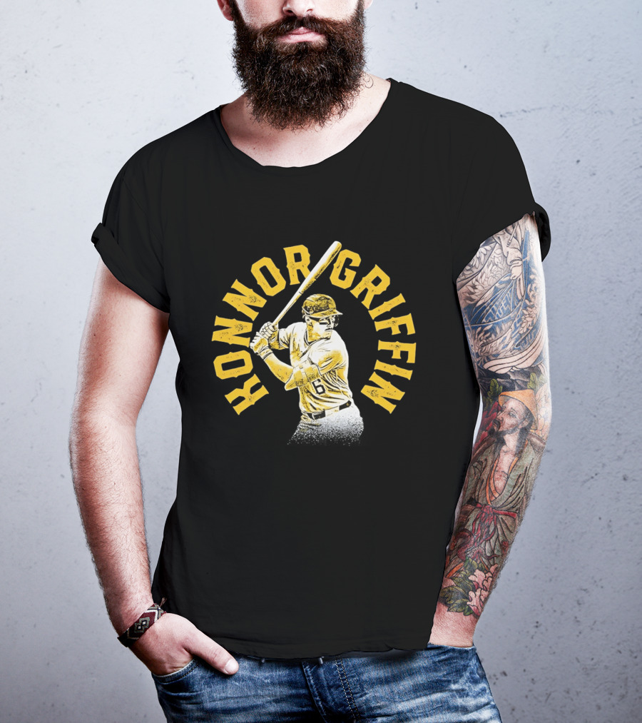 Pittsburgh Pirates Konnor Griffin Number 6 Baseball Swing T-Shirt