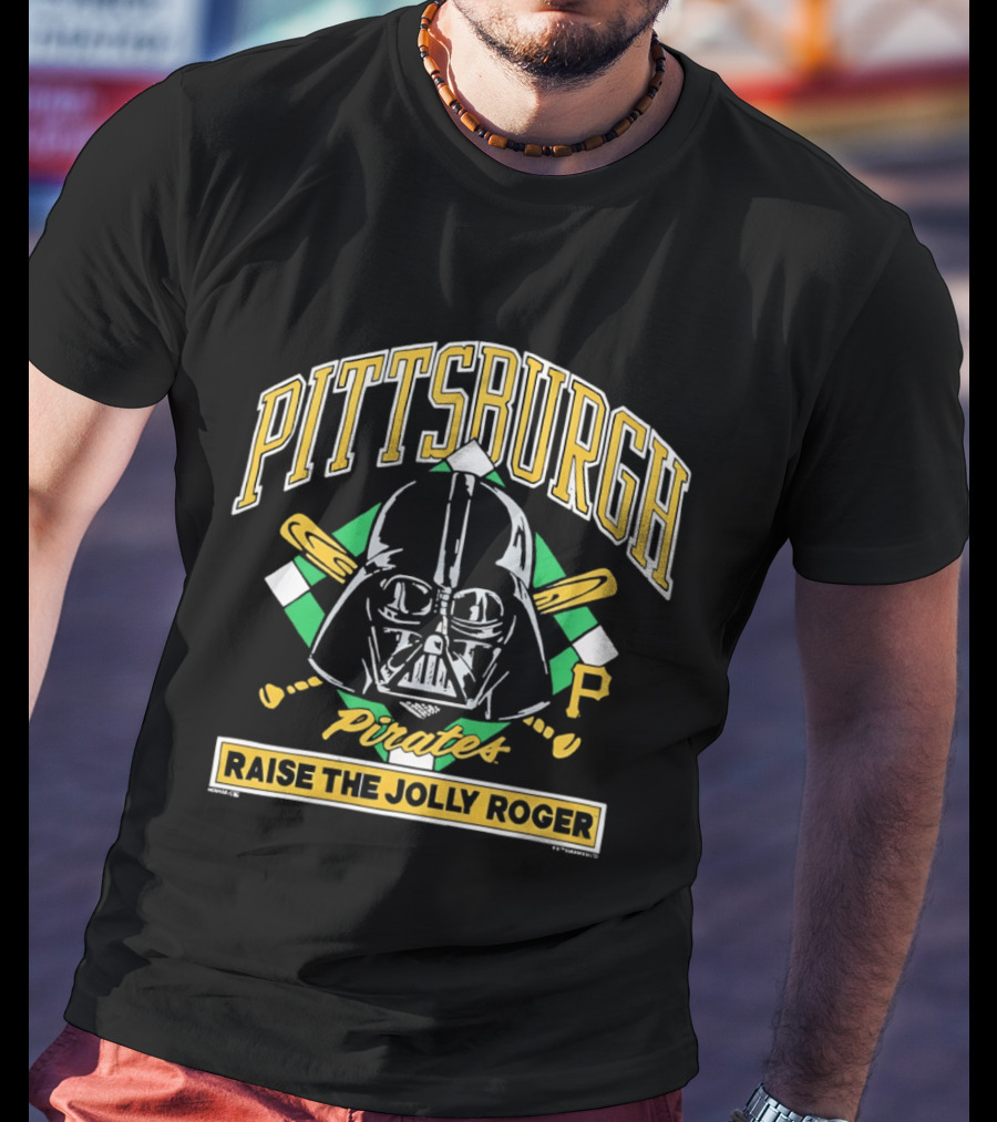 Pittsburgh Pirates Vader Raise The Jolly Roger Star Wars T-Shirt