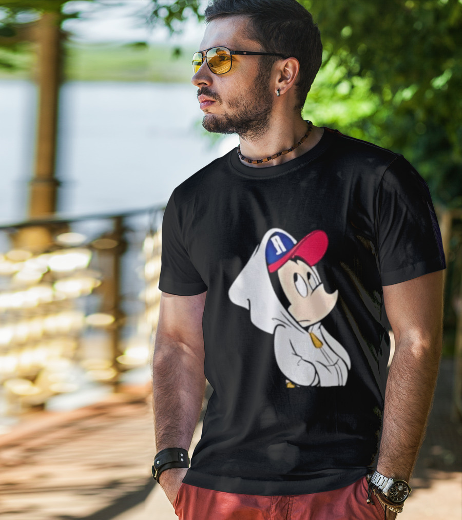 Reno Aces Mickey Mouse Baseball Cap T-Shirt