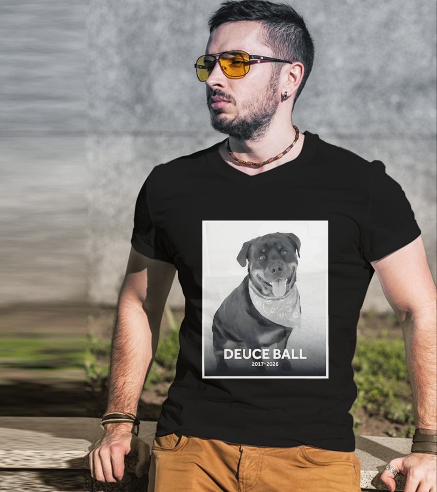 Rest In Peace Deuce Ball 2017 2026 Memorial T-Shirt