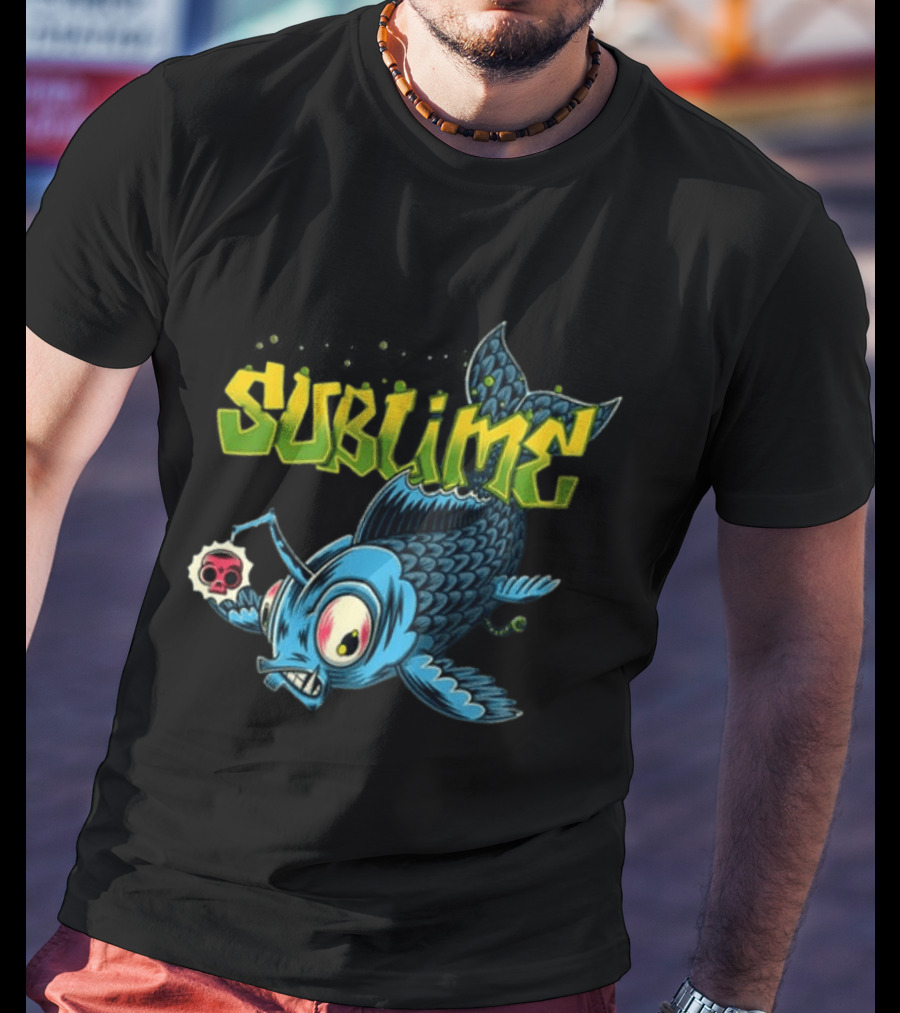 Sublime Red Rocks 2026 Exclusive Drop April 17th 18th 420 On The Rocks Angler Fish T-Shirt