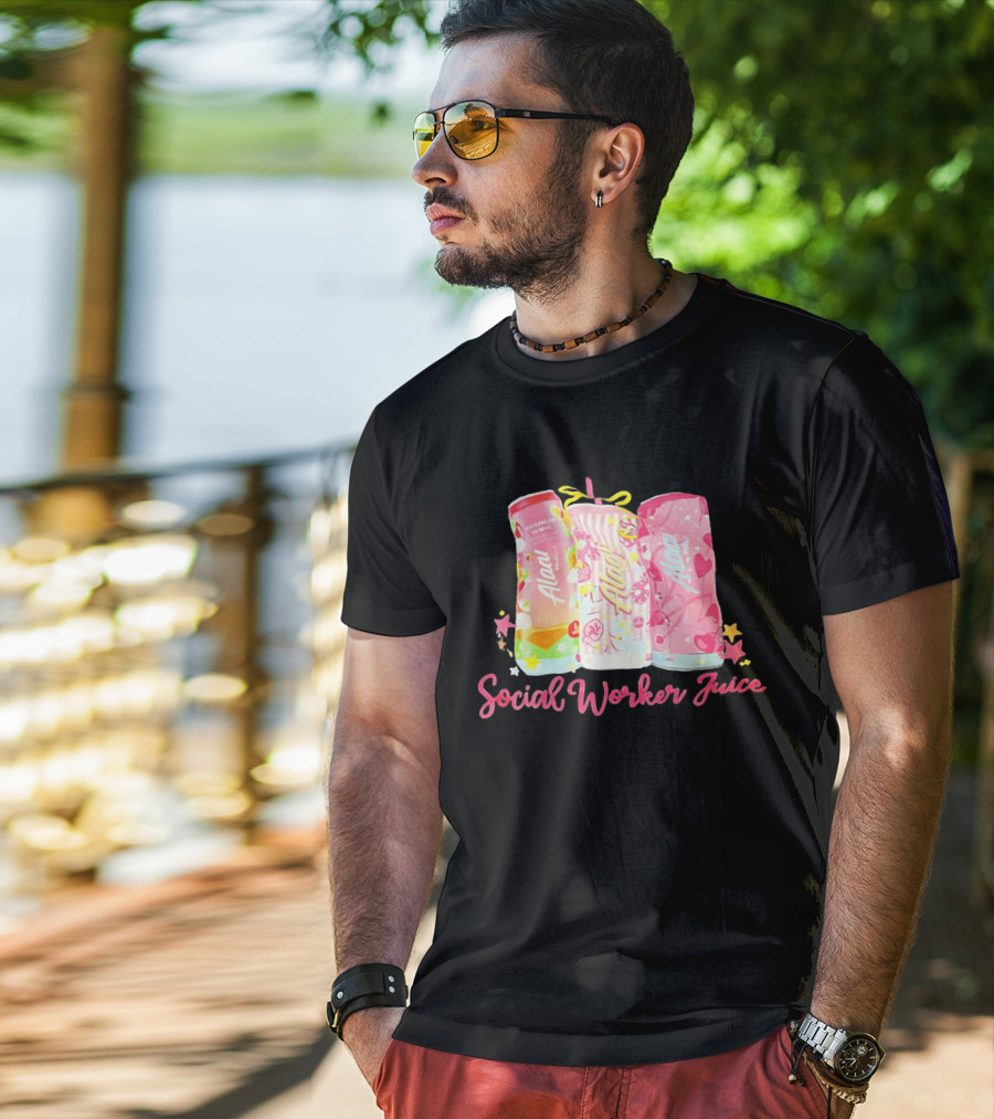 Alani Nu Watermelon Lemonade Social Worker Juice T-Shirt