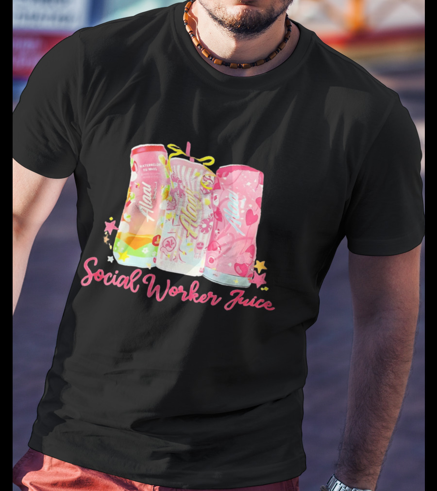 Alani Nu Watermelon Lemonade Social Worker Juice T-Shirt
