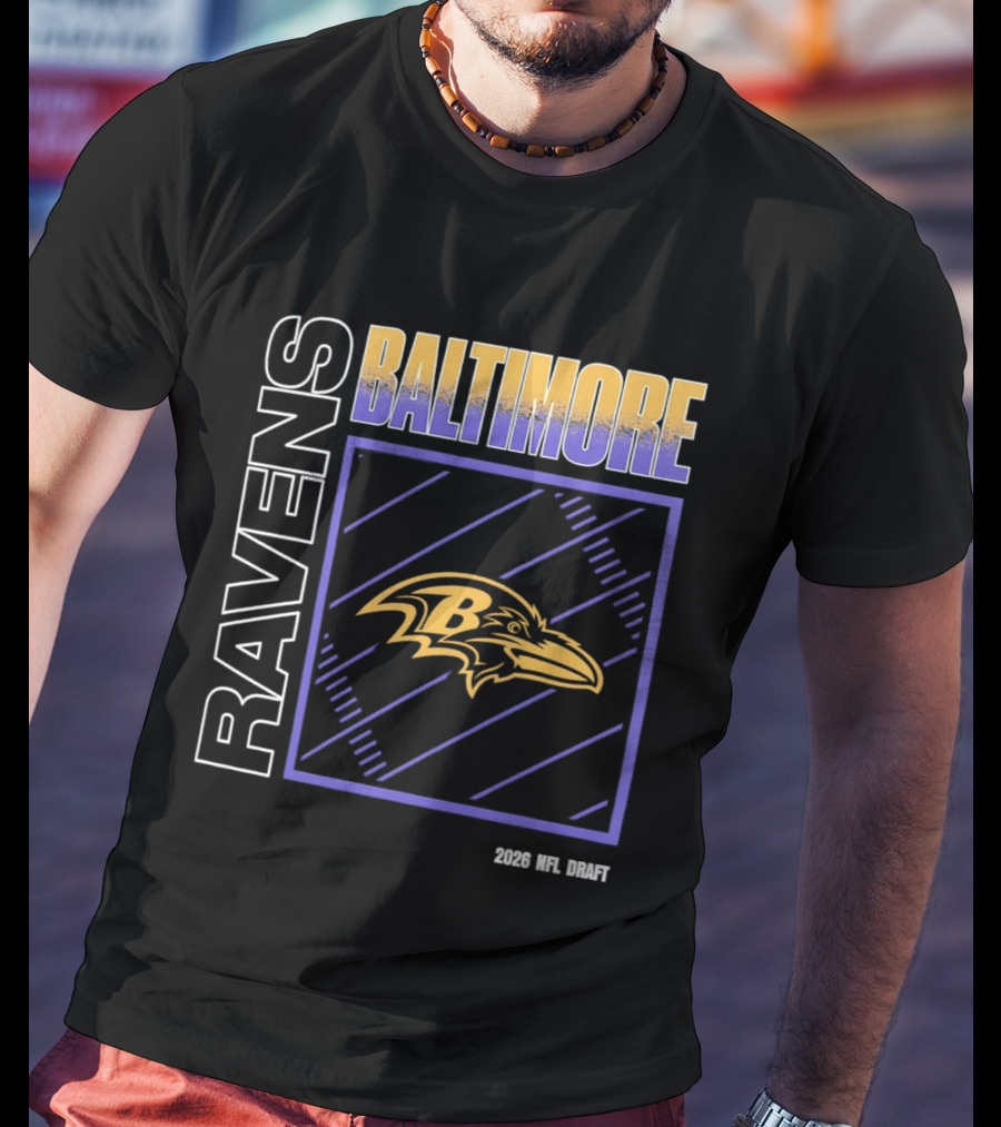 Baltimore Ravens NFL Draft 2026 T-Shirt