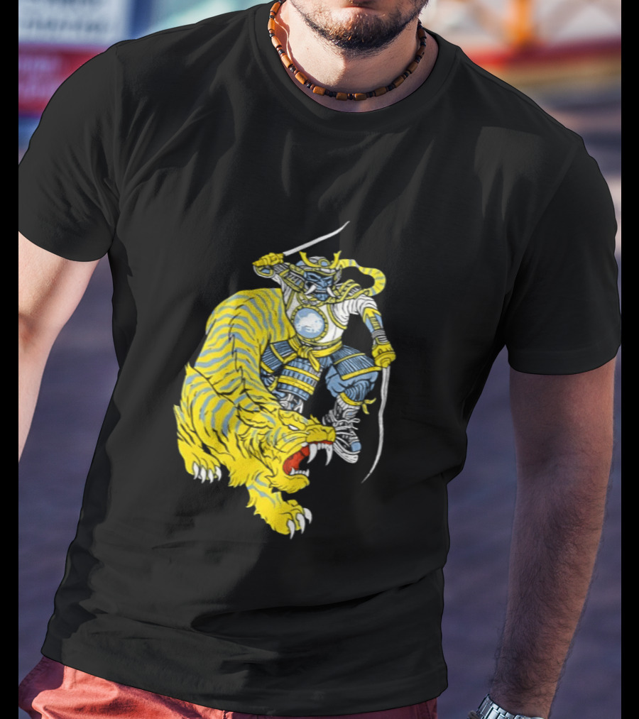 Buffalo Sabres Knight Battling Fierce Sabretooth Tiger T-Shirt