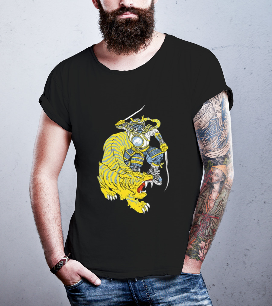 Buffalo Sabres Knight Battling Fierce Sabretooth Tiger T-Shirt