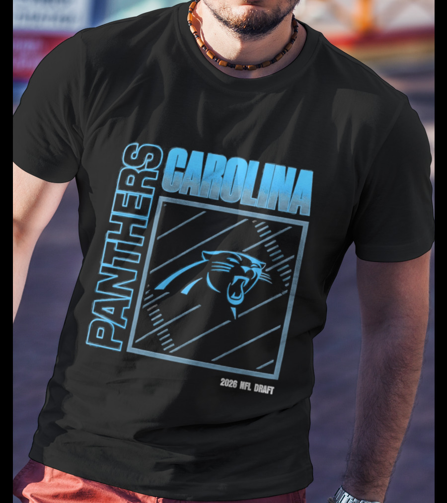 Carolina Panthers 2026 NFL Draft T-Shirt