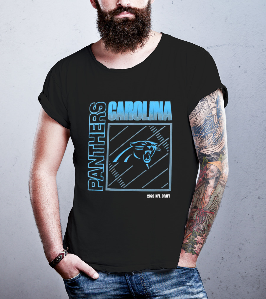 Carolina Panthers 2026 NFL Draft T-Shirt