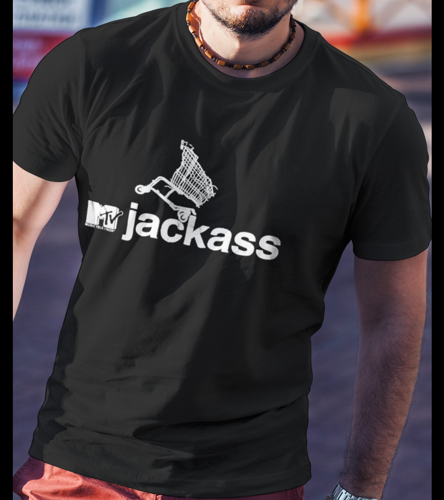MTV Jackass Shopping Cart Stunt T-Shirt