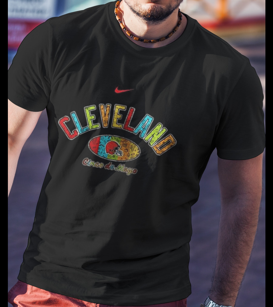 Cleveland Browns Cinco De Mayo Let's Taco 'Bout Team Celebration T-Shirt