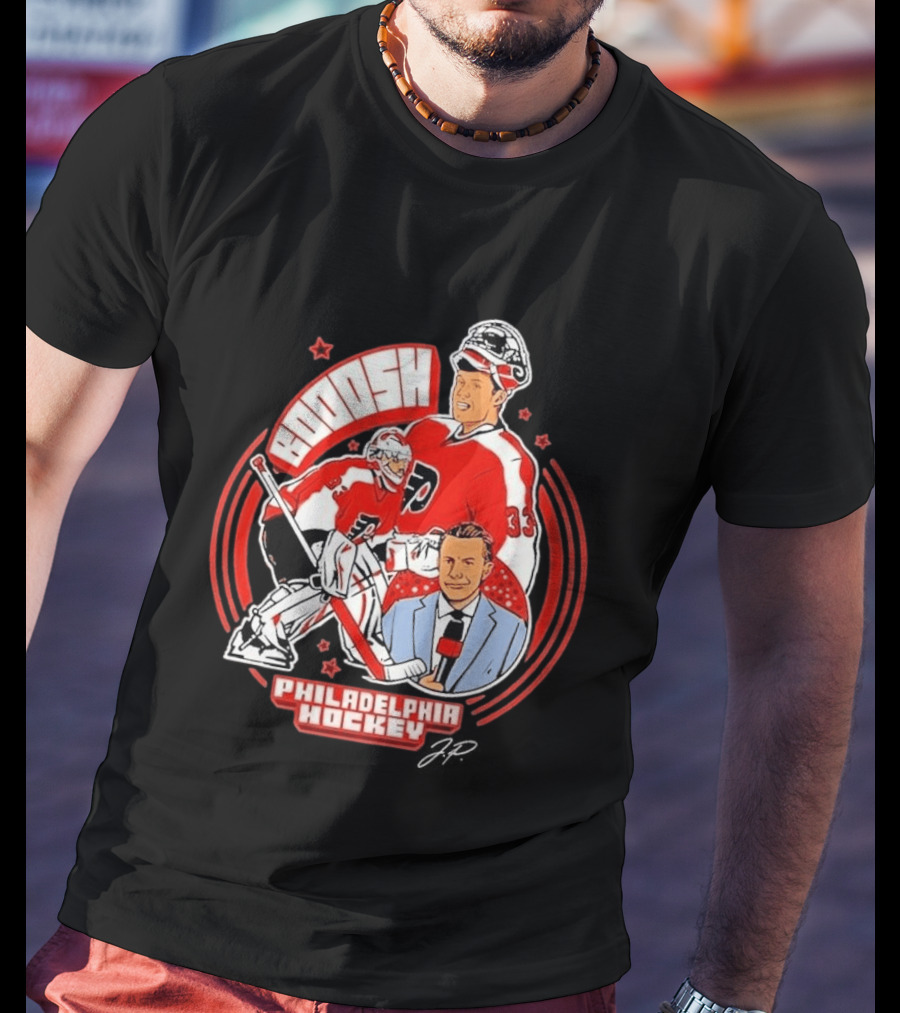 Boosh Philadelphia Flyers Hockey Goalie T-Shirt