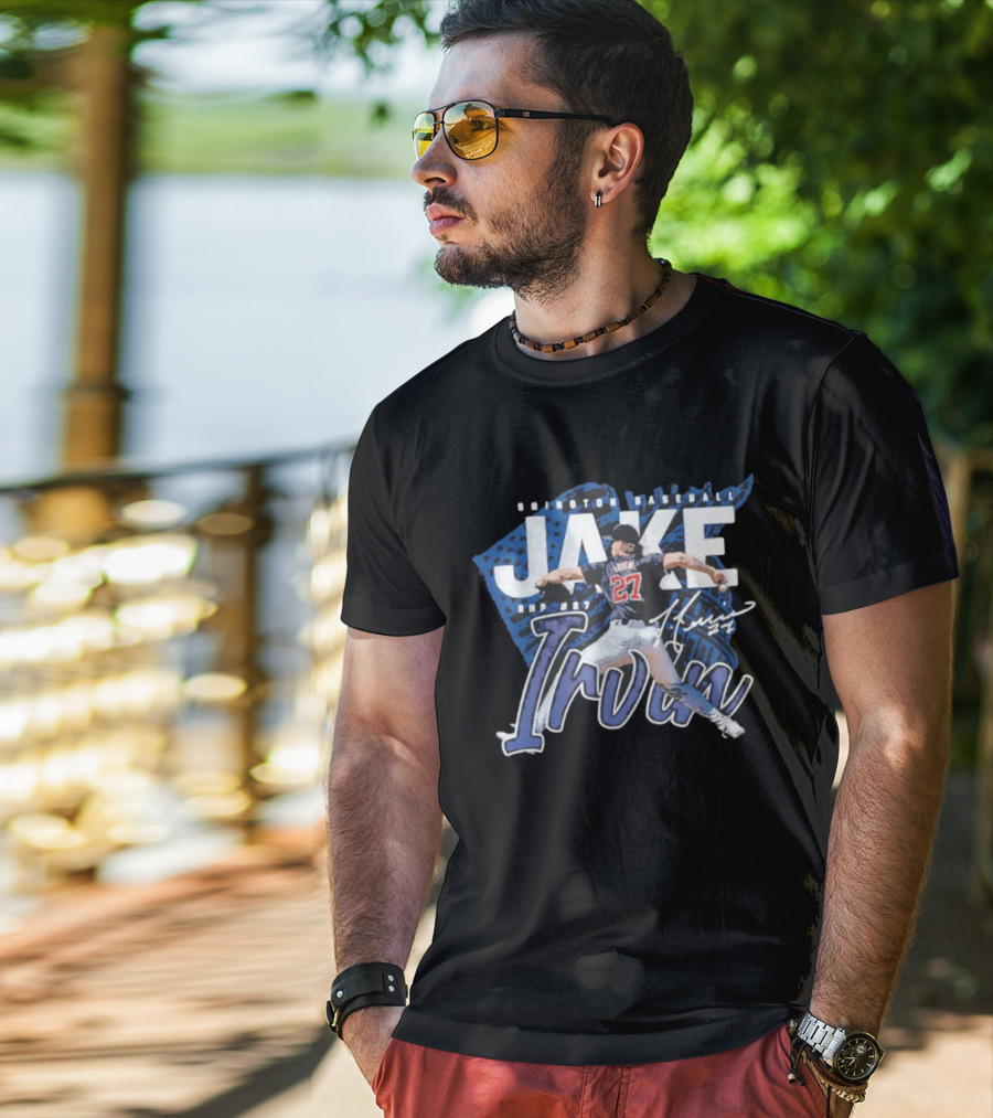 Jake Irvin Washington Baseball RHP 27 T-Shirt