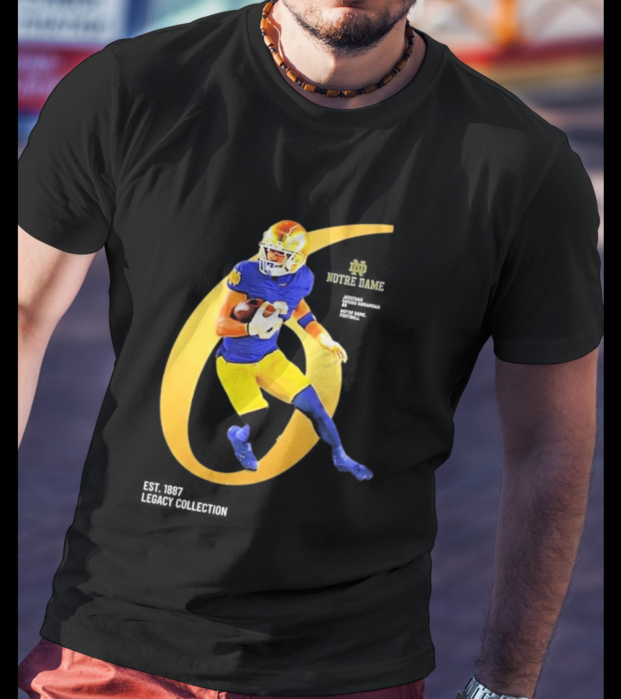 Jordan Faison Notre Dame Fighting Irish 2026 Breakthrough Series NIL Football T-Shirt
