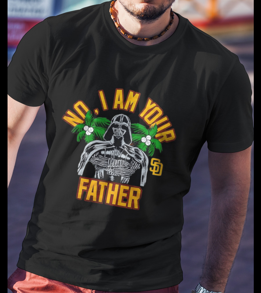San Diego Padres Darth Vader No I Am Your Father Tropical T-Shirt