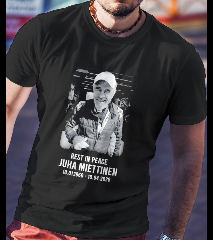 Juha Miettinen In Loving Memory 1960 2026 Rest In Peace Nurburgring Racing T-Shirt