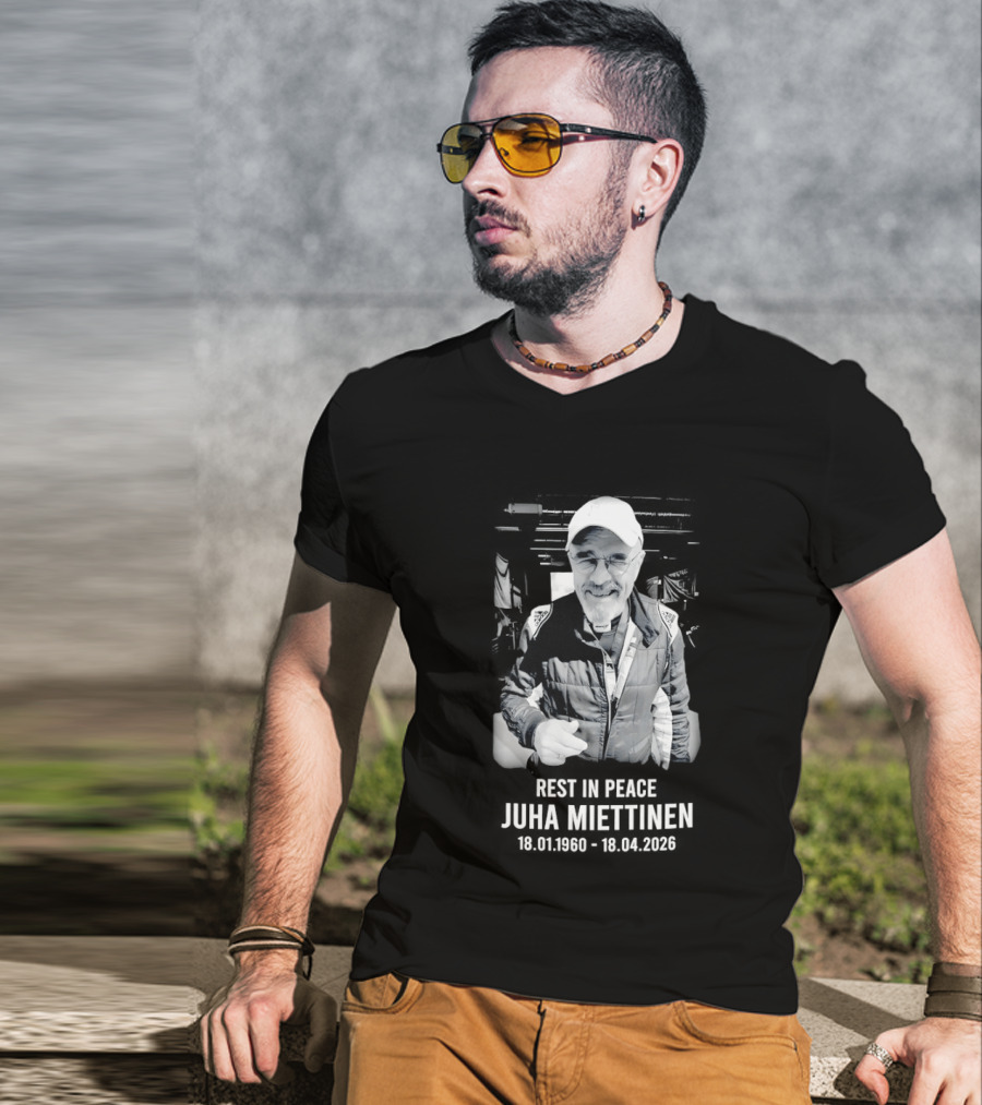 Juha Miettinen In Loving Memory 1960 2026 Rest In Peace Nurburgring Racing T-Shirt