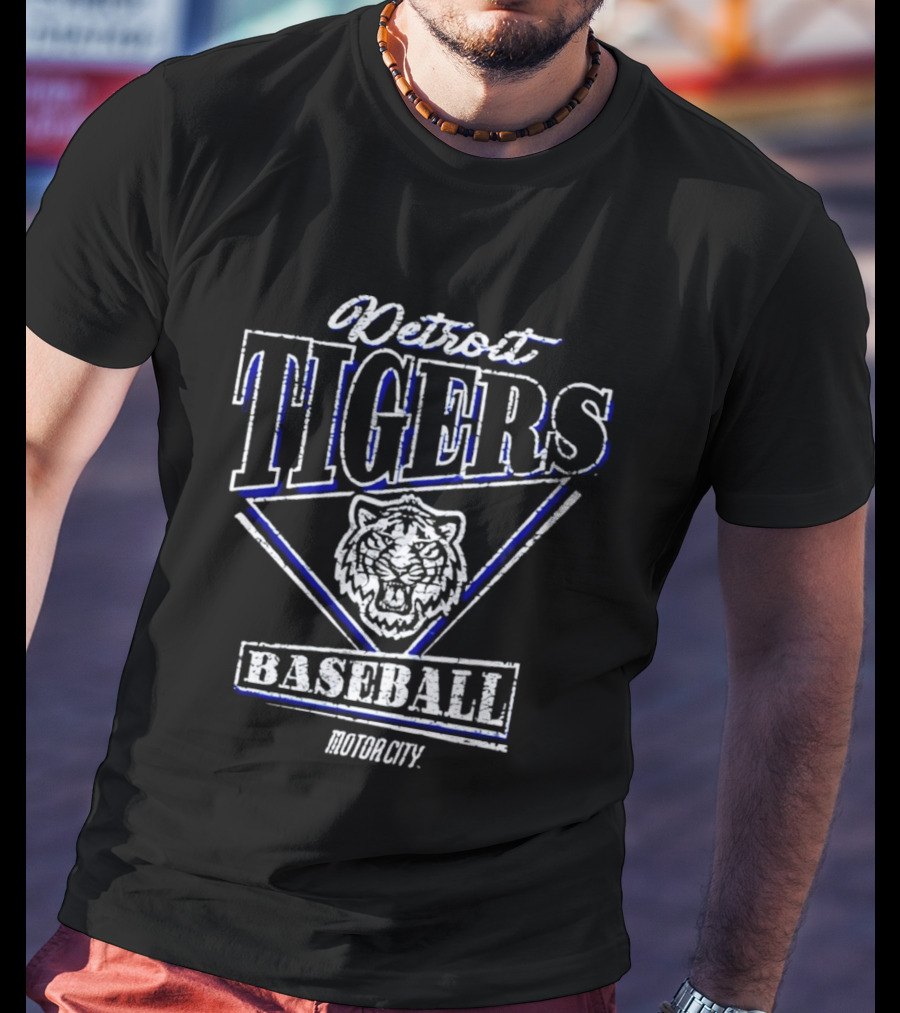 Detroit Tigers MLB Baseball Motor City Tigers 2026 City Connect T-Shirt