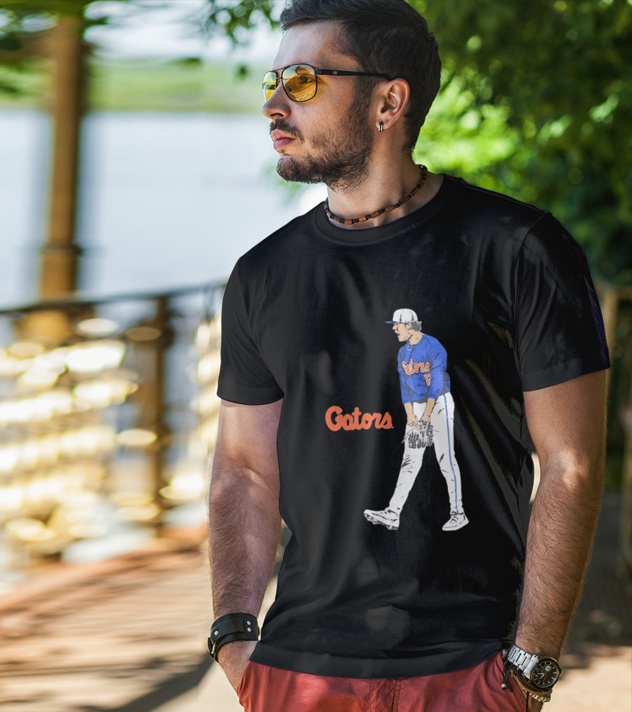 Liam Peterson Florida Gators Baseball Intense Scream Moment T-Shirt