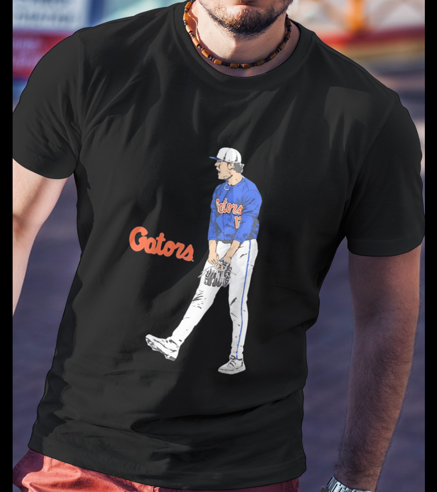 Liam Peterson Florida Gators Baseball Intense Scream Moment T-Shirt