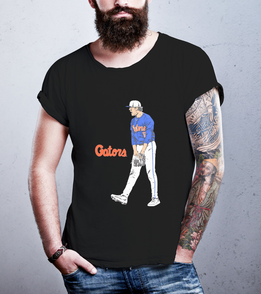 Liam Peterson Florida Gators Baseball Intense Scream Moment T-Shirt