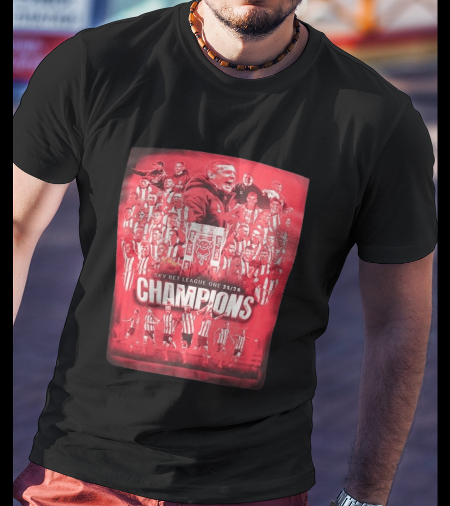 Sky Bet League One 25 26 Lincoln City Champions T-Shirt