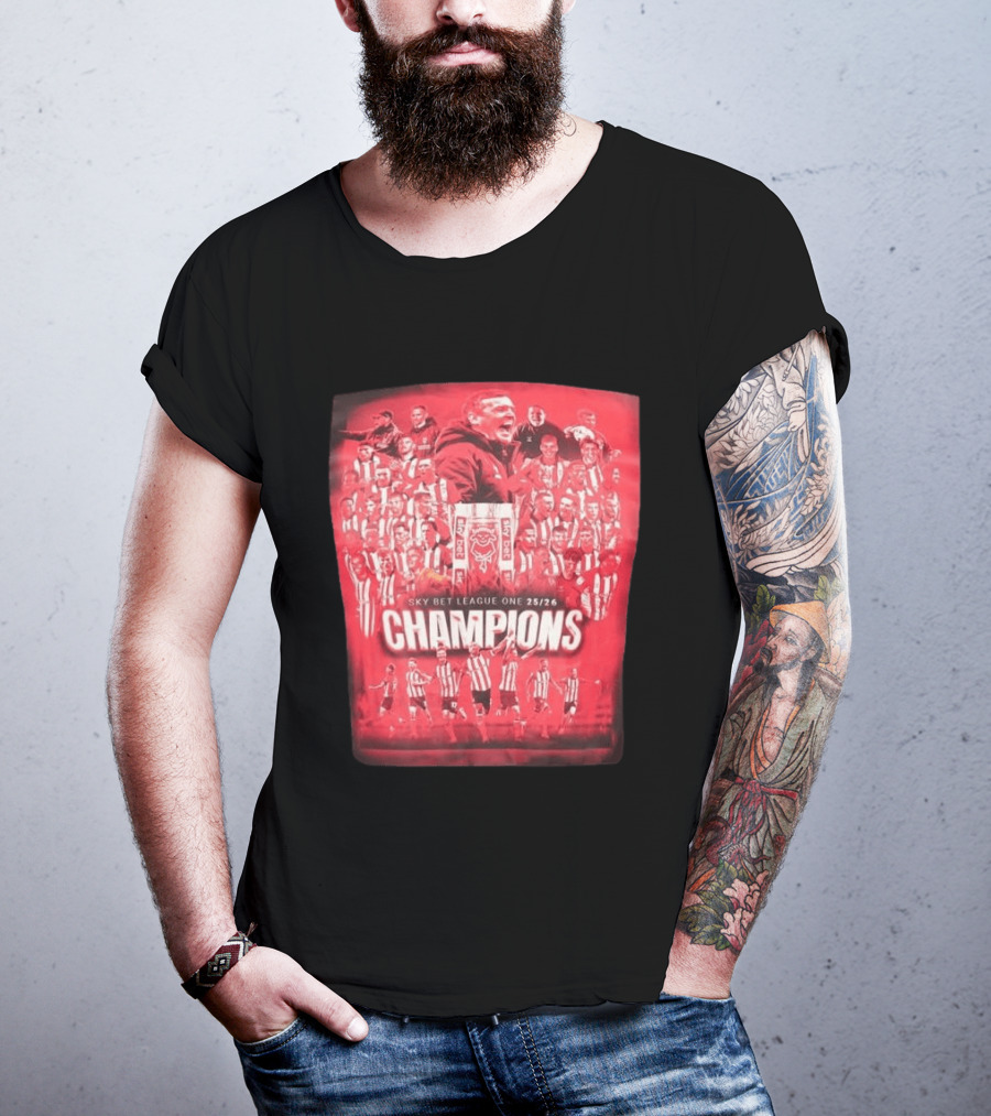 Sky Bet League One 25 26 Lincoln City Champions T-Shirt