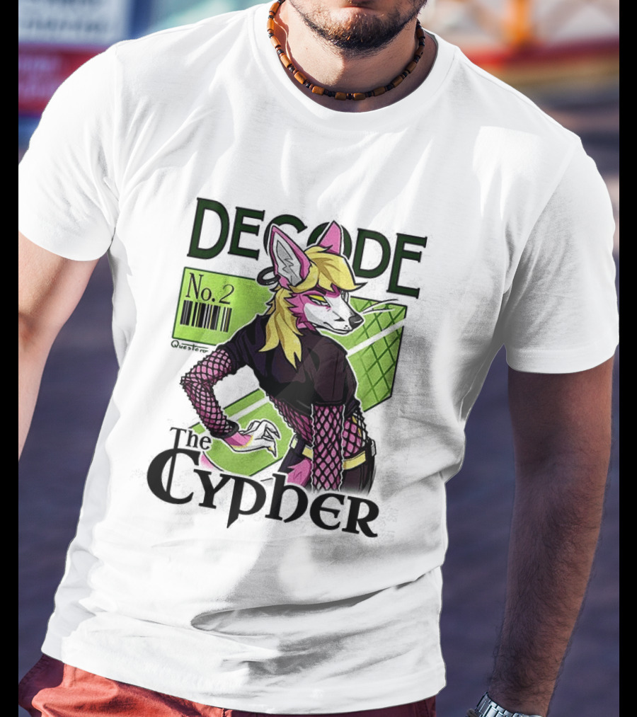 Decode The Cypher No.2 Retro Futuristic Vibe T-Shirt