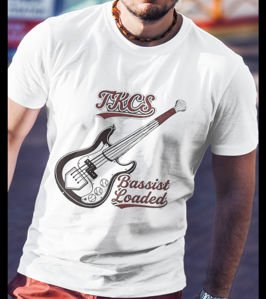 TKCS Bassist Loaded Guitar T-Shirt