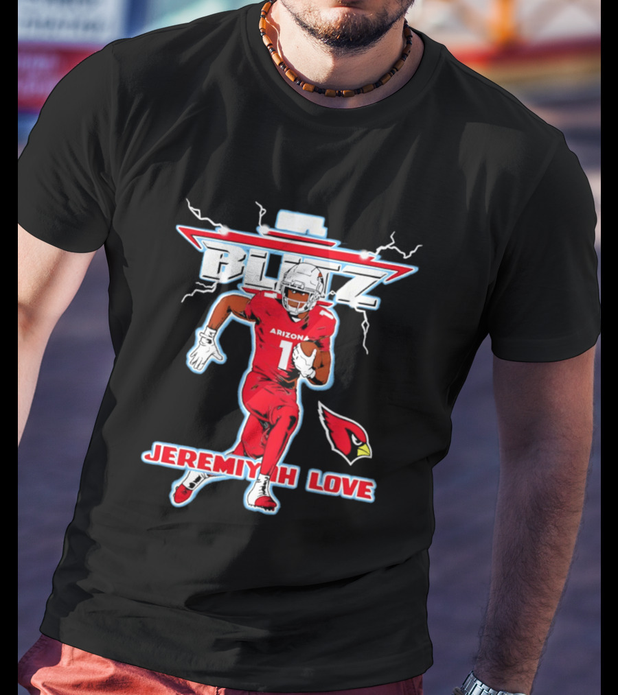 Arizona Cardinals Jeremiyah Love NFL Blitz 2026 T-Shirt