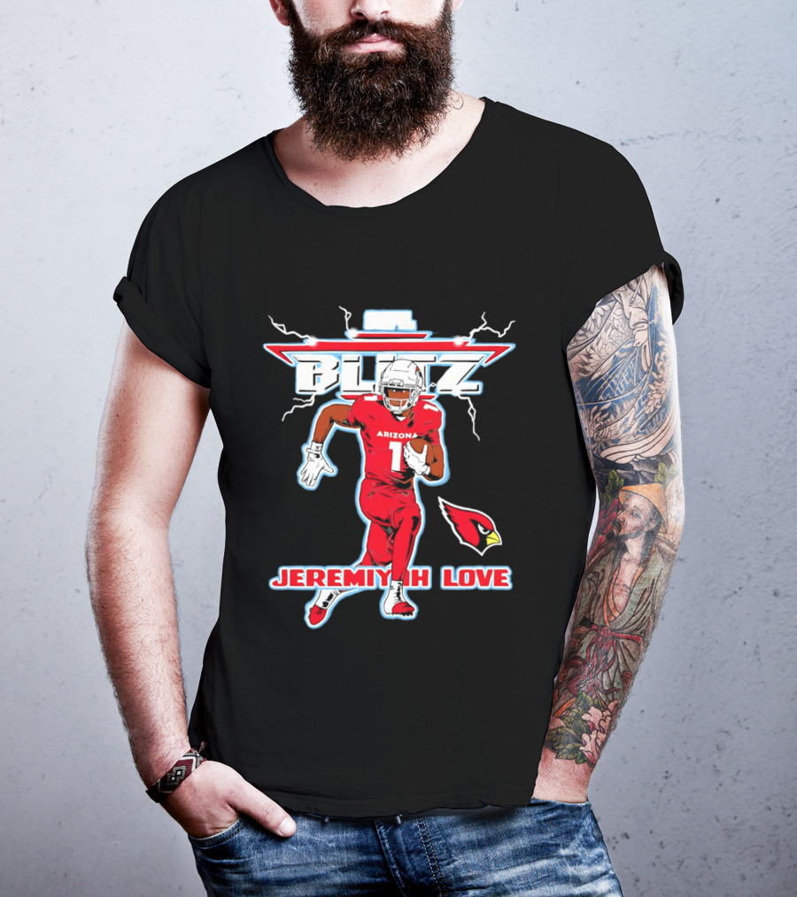 Arizona Cardinals Jeremiyah Love NFL Blitz 2026 T-Shirt