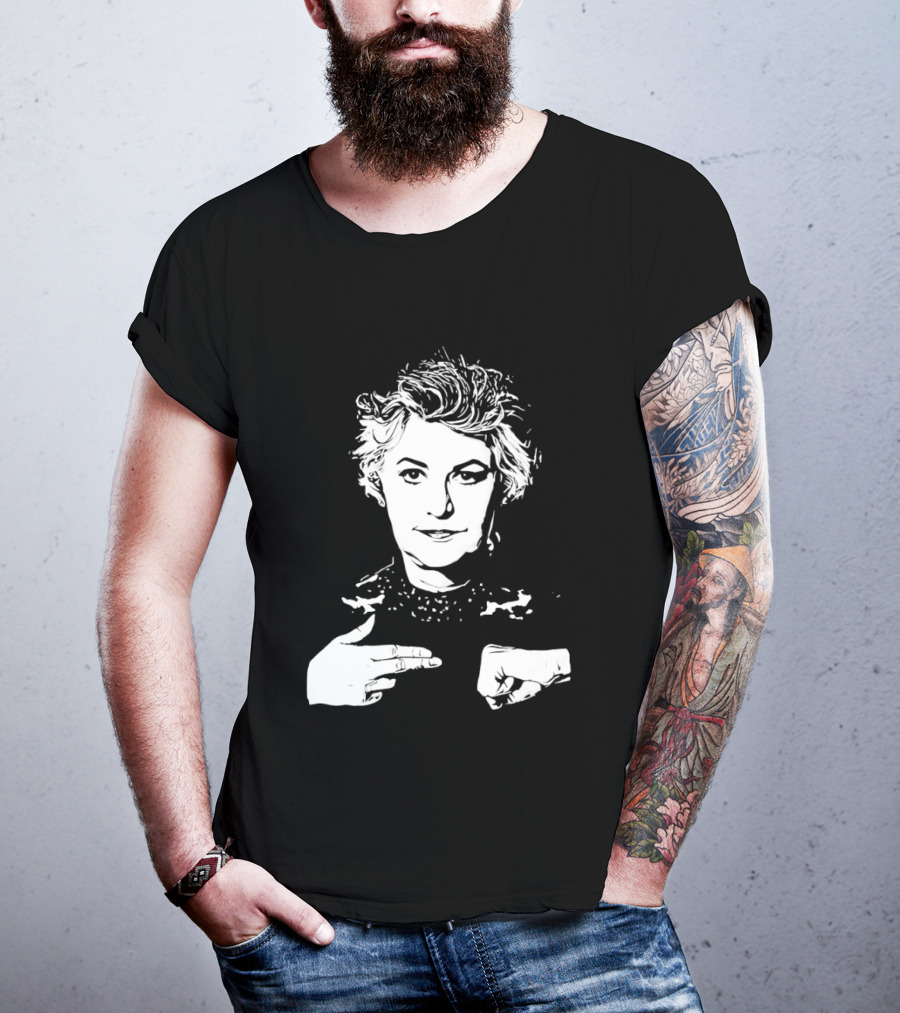 Bea Arthur Meets Hip Hop Legends Run The Jewels Fusion T-Shirt