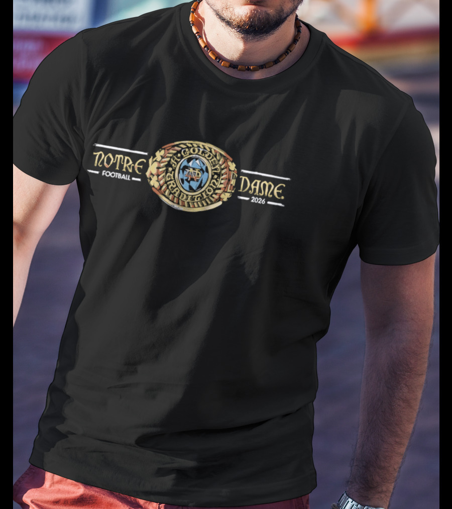 Notre Dame Football Golden Tradition 2026 Championship Ring T-Shirt