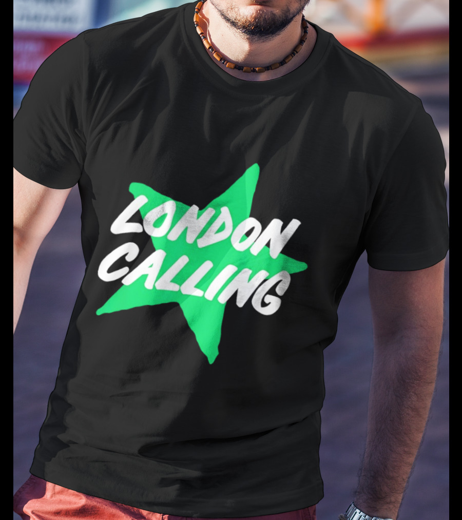 Dallas Stars London Calling The Clash Hockey Star T-Shirt