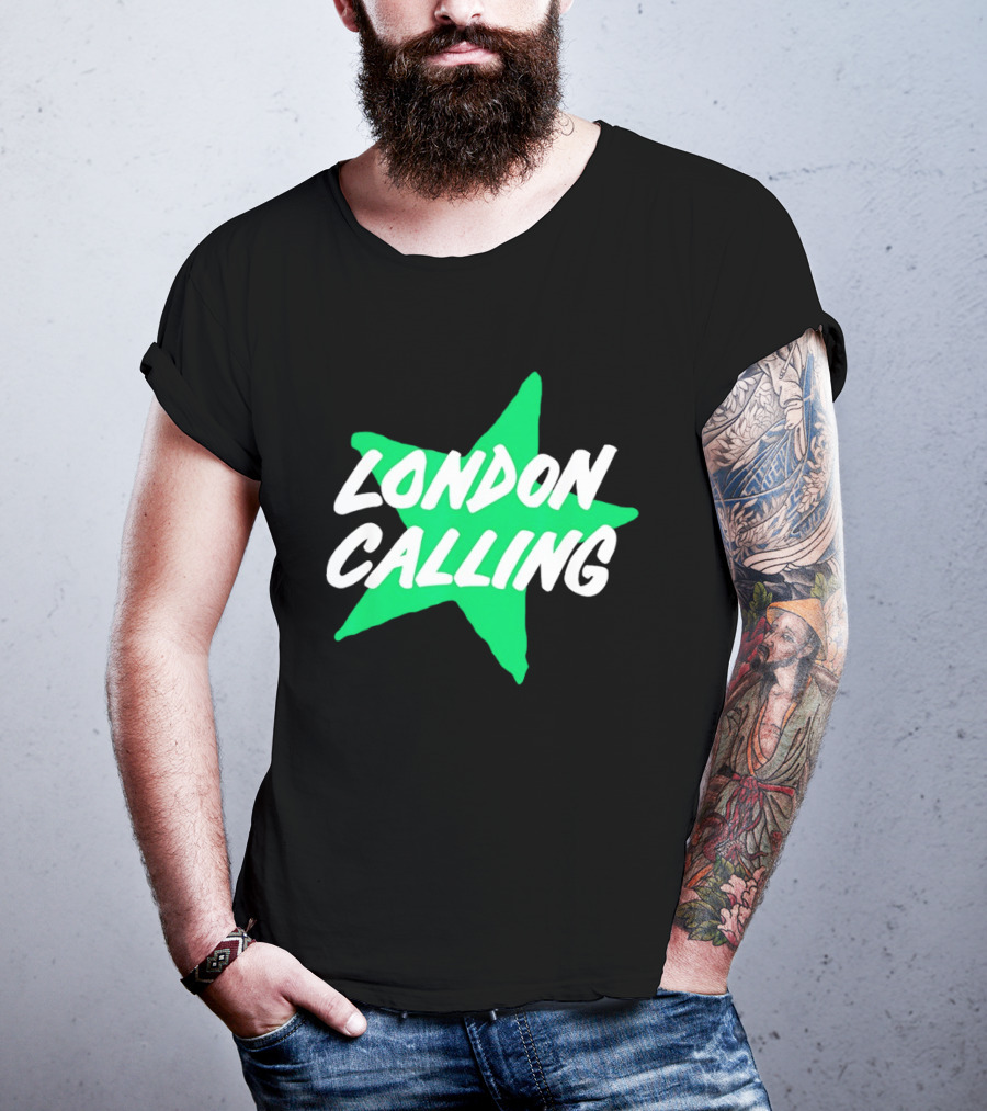 Dallas Stars London Calling The Clash Hockey Star T-Shirt