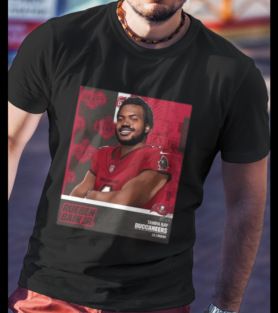 Tampa Bay Buccaneers Rueben Bain Jr Draft Round 1 Pick 15 LB Miami 2026 T-Shirt