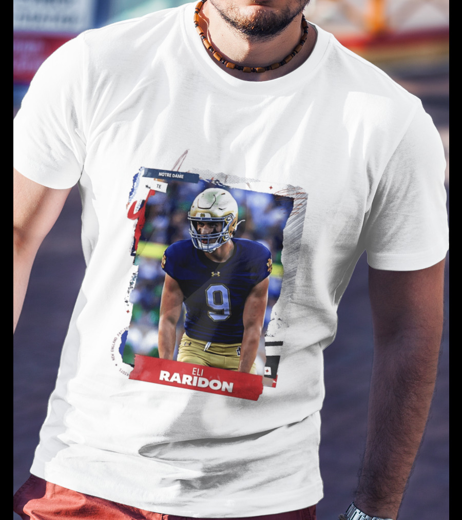 Notre Dame Tight End Eli Raridon 2206 Draft Prospect T-Shirt
