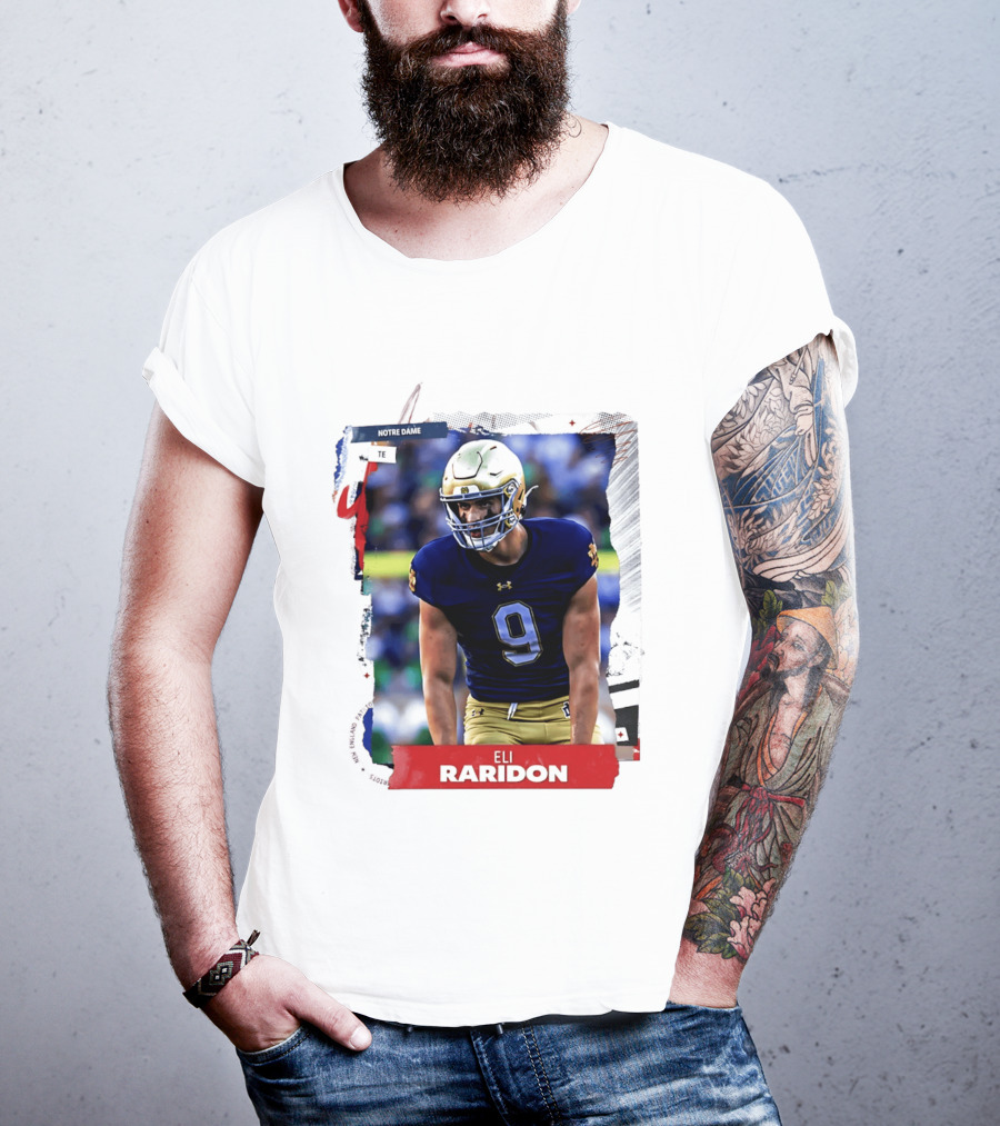 Notre Dame Tight End Eli Raridon 2206 Draft Prospect T-Shirt