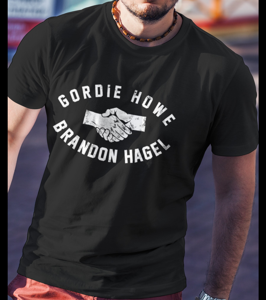 Brandon Hagel Gordie Howe Hat Trick Handshake T-Shirt