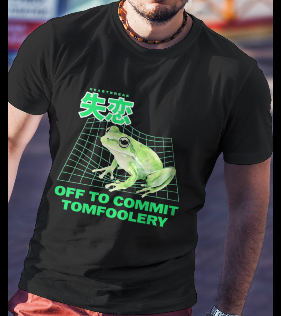 Off To Commit Tomfoolery Frog T-Shirt