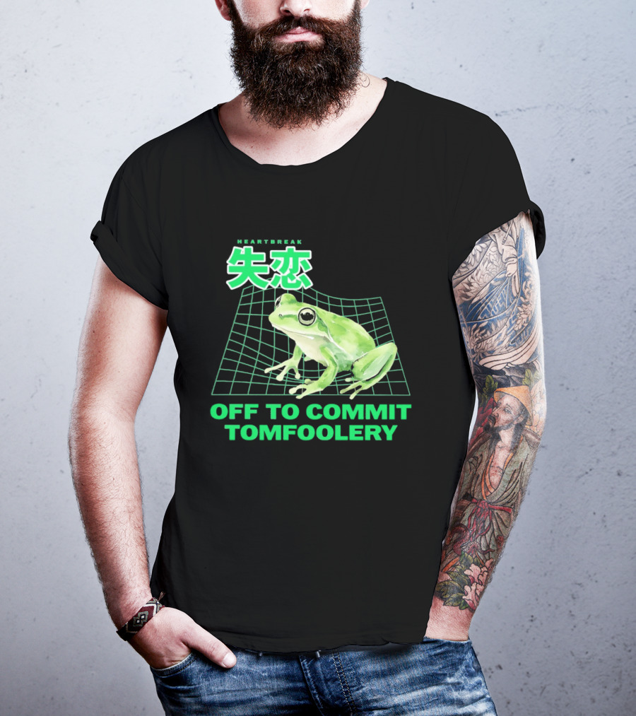 Off To Commit Tomfoolery Frog T-Shirt