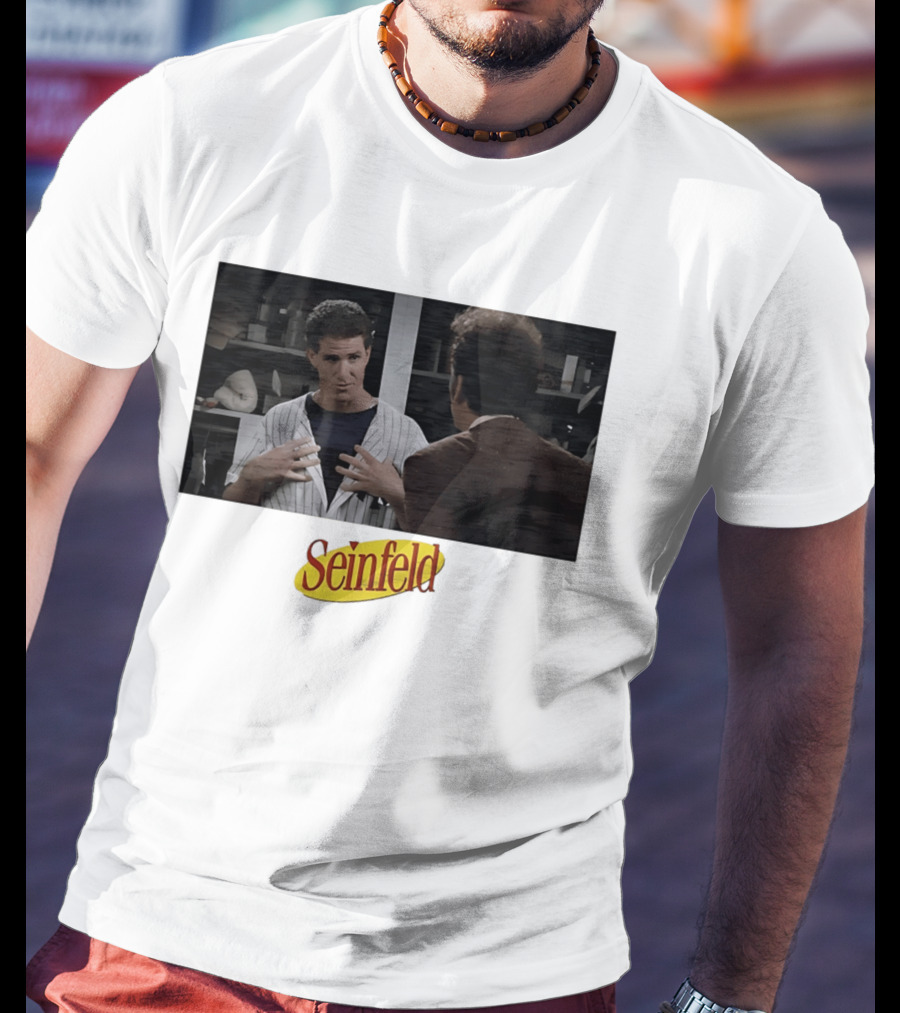 Seinfeld Kramer O'Neill Yankees Crossover Scene T-Shirt