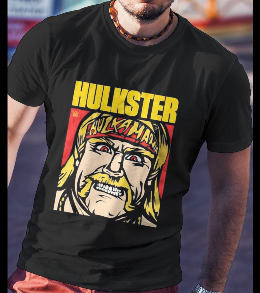 WWE Hulkster Hulkamania Cartoon T-Shirt