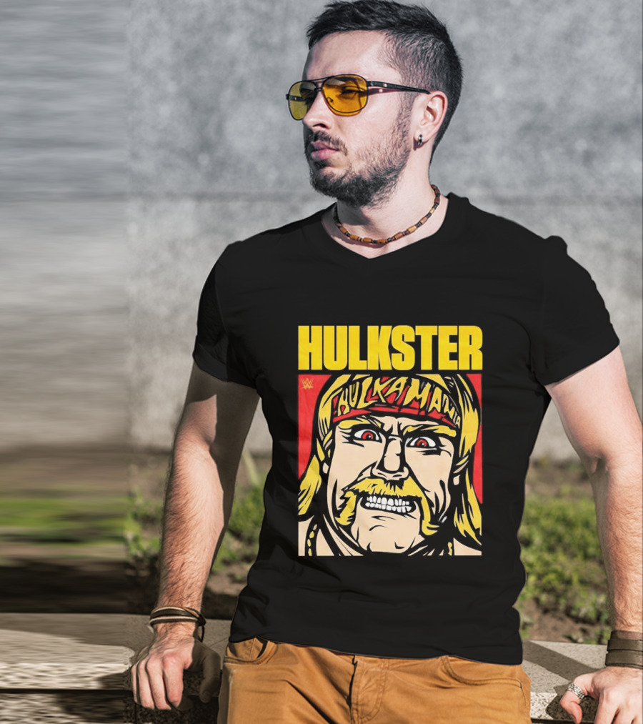 WWE Hulkster Hulkamania Cartoon T-Shirt