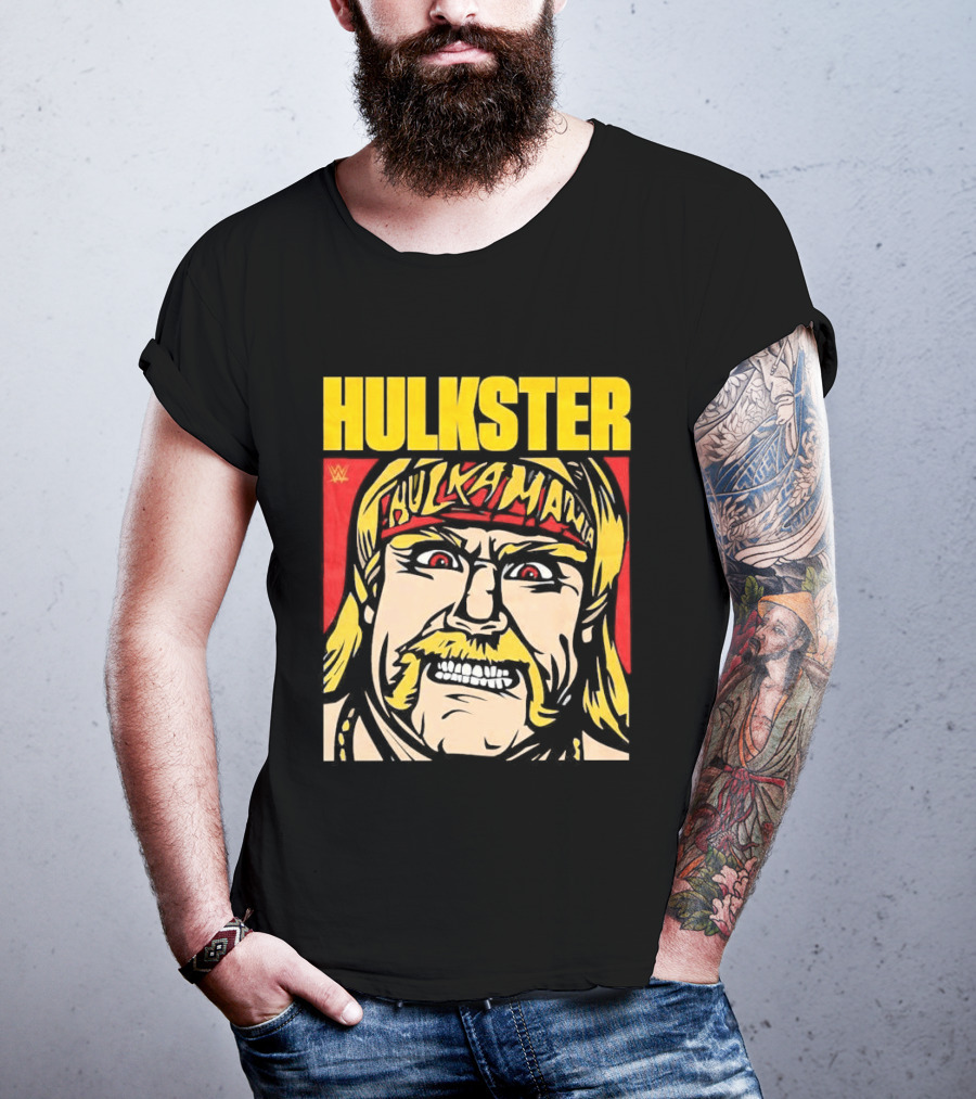 WWE Hulkster Hulkamania Cartoon T-Shirt