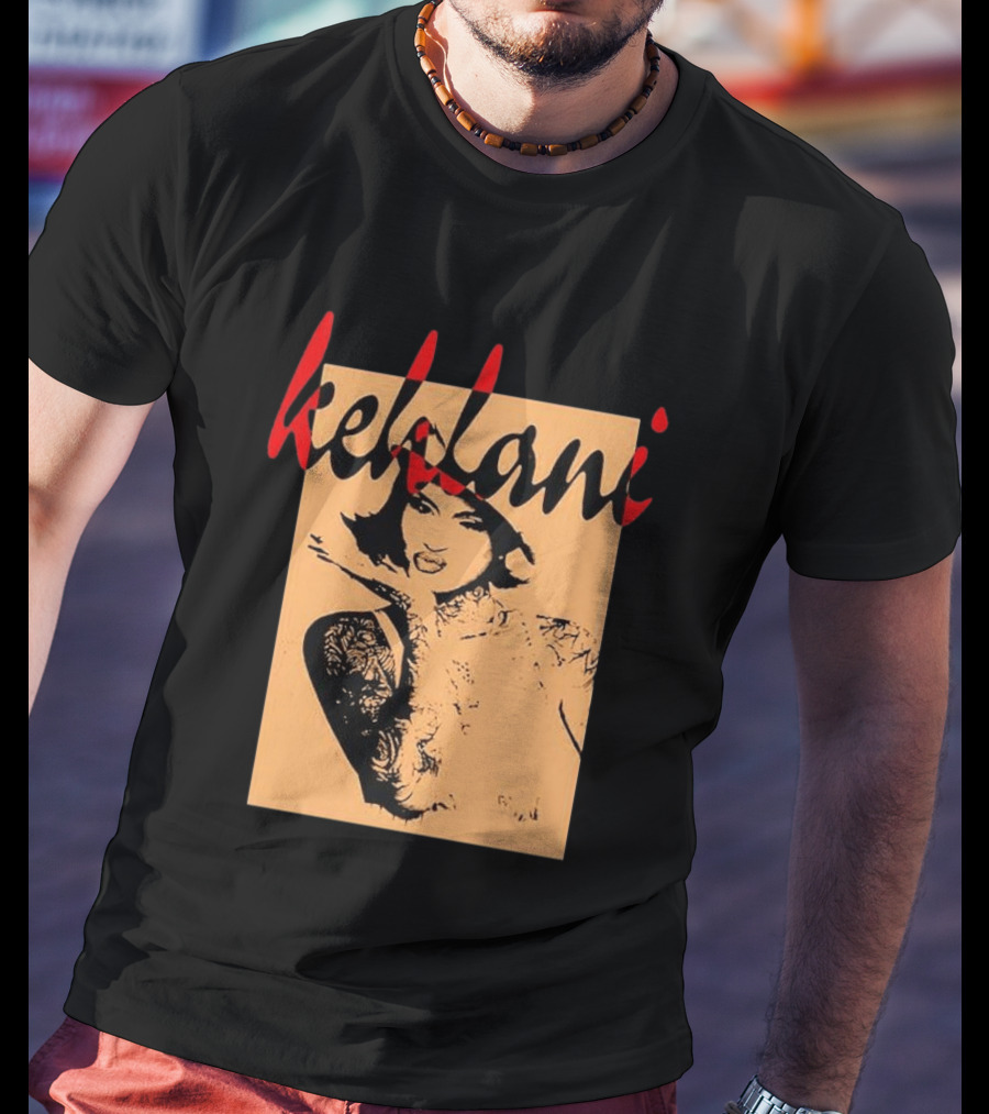 Kehlani 2026 Album Tattoo Art Style Monochrome T-Shirt