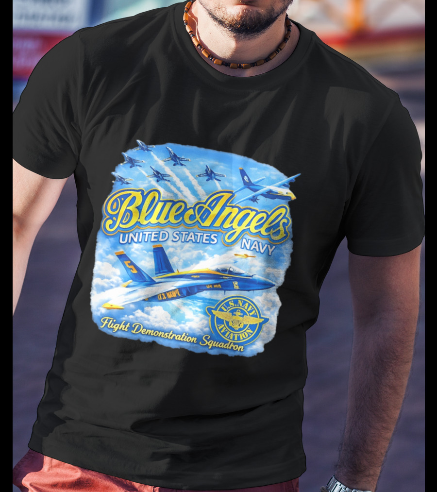 Blue Angels United States Navy U.S. Navy Aviation Flight Demonstration Squadron T-Shirt