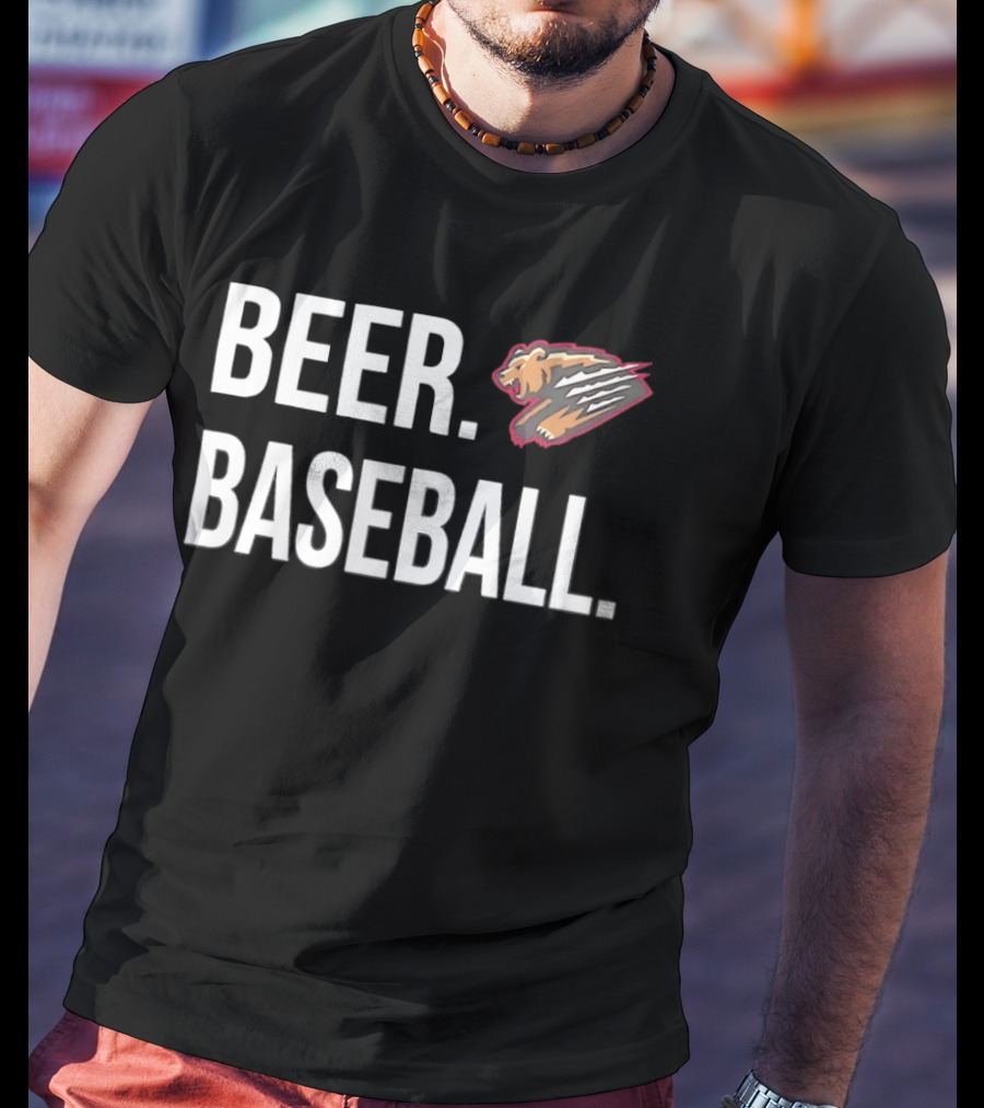 Beer Baseball Fresno Grizzlies MILB T-Shirt