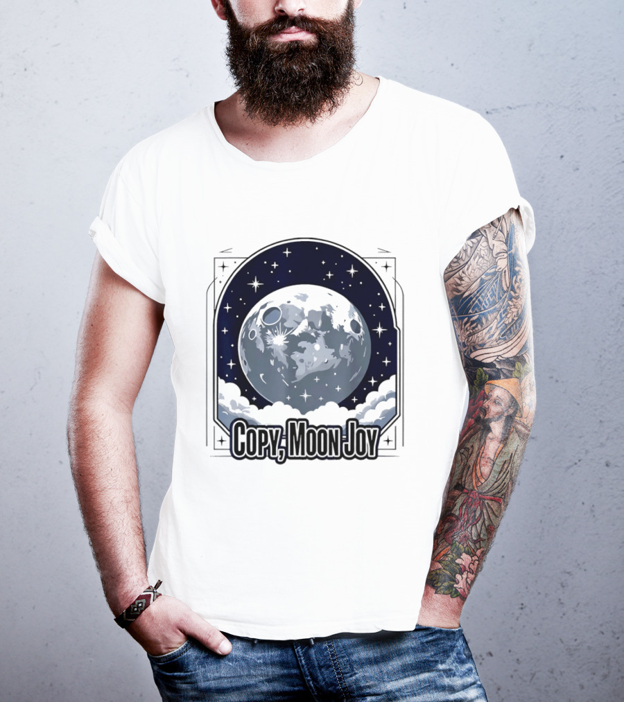 Copy Moon Joy Lunar Moon Celestial Artistry T-Shirt