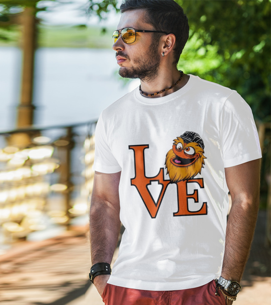 Philadelphia Flyers Gritty Love NHL Hockey 2026 T-Shirt