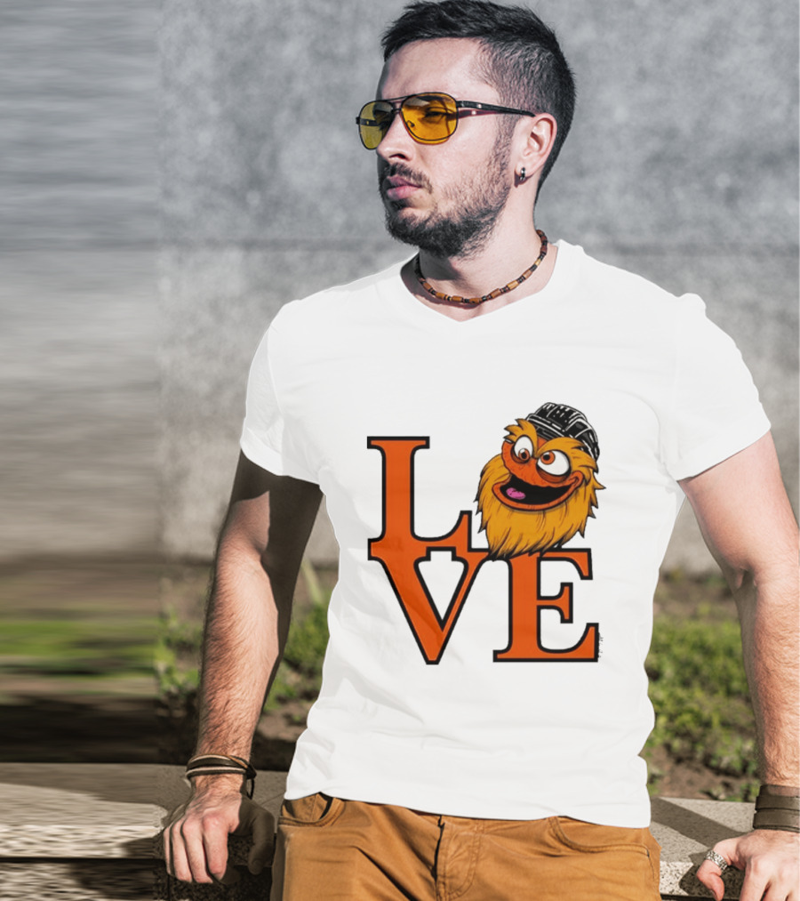 Philadelphia Flyers Gritty Love NHL Hockey 2026 T-Shirt